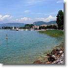 Gardasee-2007-06-21-057 * Rundgang Bardolino: Fußweg am Gardasee, Blick zurück Richtung Bardolino * 3648 x 2736 * (1.44MB)
